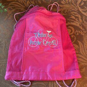 Thirty-One Pink Cinch Bag